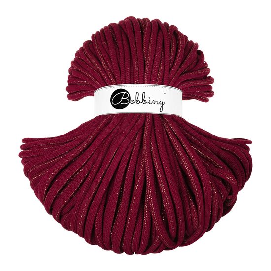 Braided Cord - Golden Wine Red